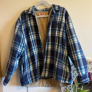 Wrangler Sherpa Flannel Coat